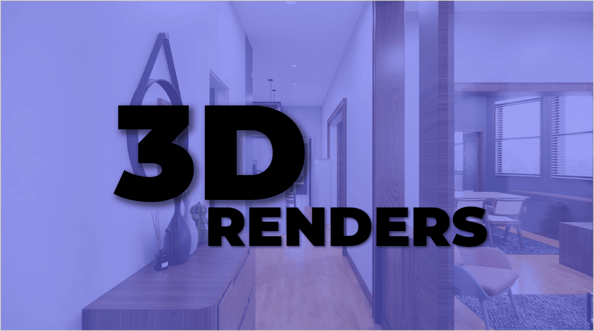 Real Estate video renders from floor plan